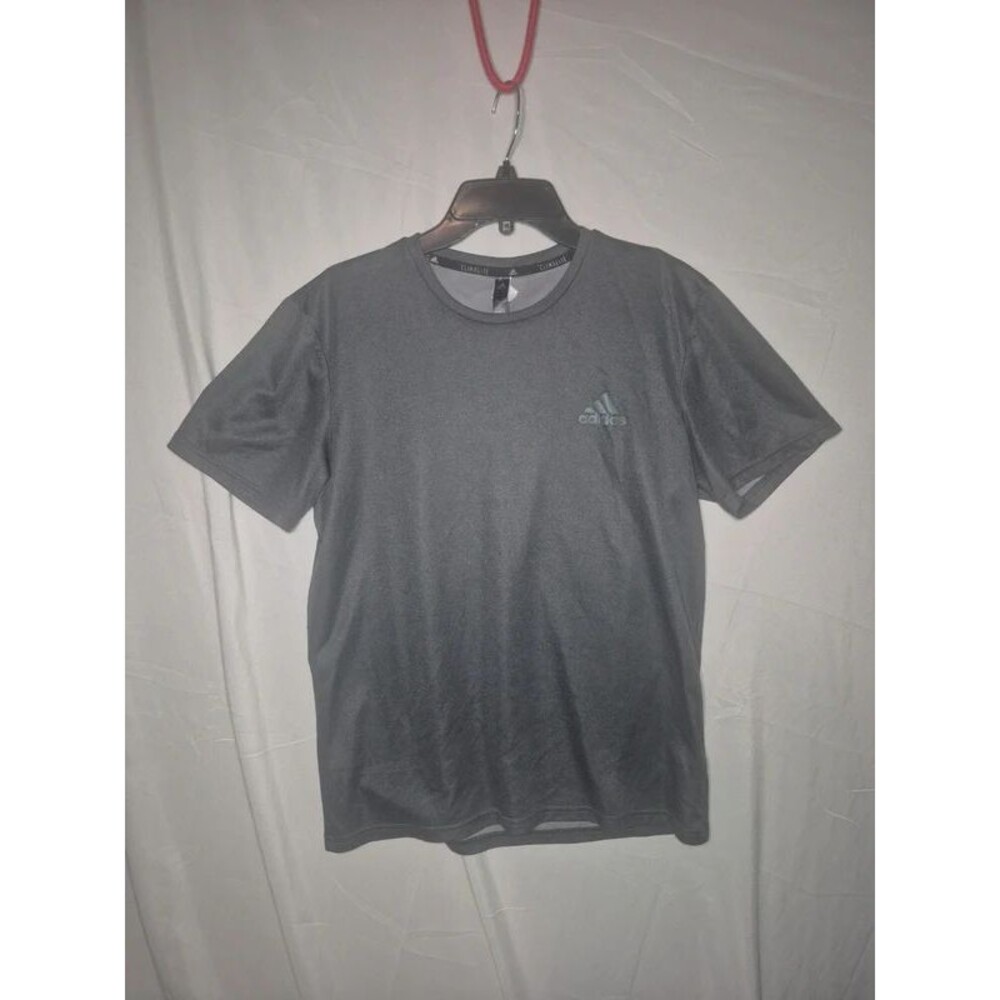 Adidas Climalite Men's Size Medium Dark Grey Short Sleeve